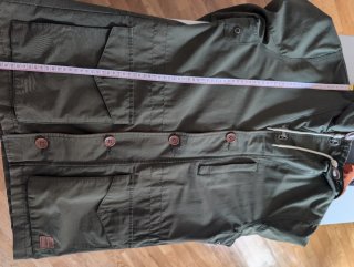 Parka Springfield Talla S Hombre Verde Naranja