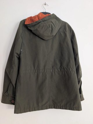 Parka Springfield Talla S Hombre Verde Naranja