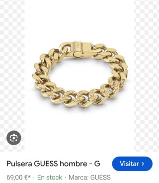 Pulsera Guess Acero Dorada