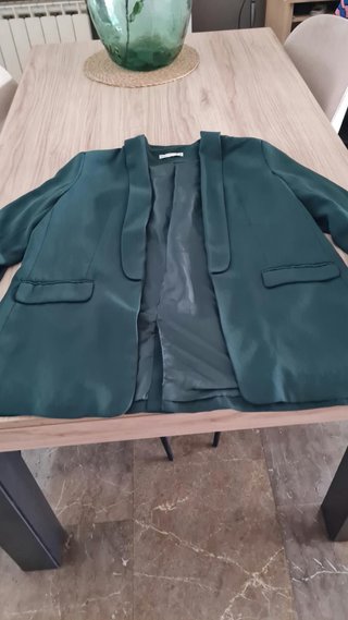Blazer verde mujer