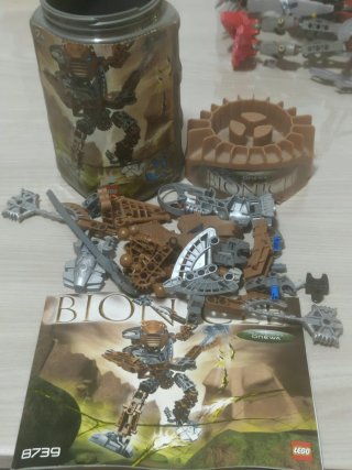 Lego Bionicle 6 contenitori