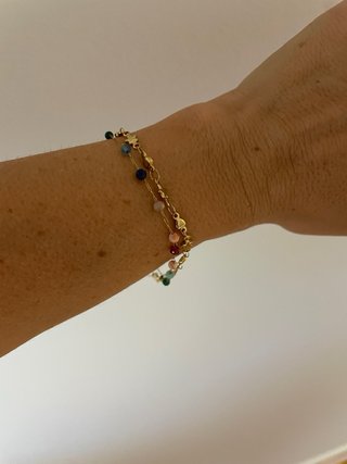 Pulsera Viceroy Acero Estrellas y Piedras Naturale