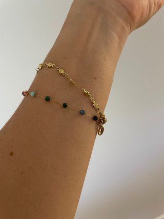 Pulsera Viceroy Acero Estrellas y Piedras Naturale
