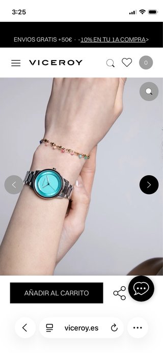 Pulsera Viceroy Acero Estrellas y Piedras Naturale