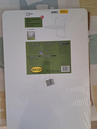 Mesa colgante para balcón Livarno