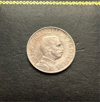 1 Lira 1913 Quadriga Veloce