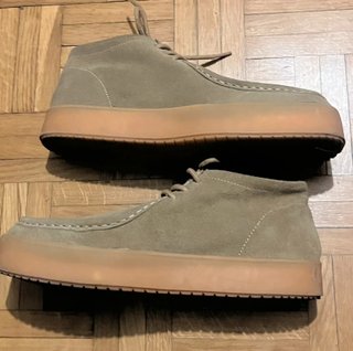 Botines ante mocasín t41 estilo Wallabee