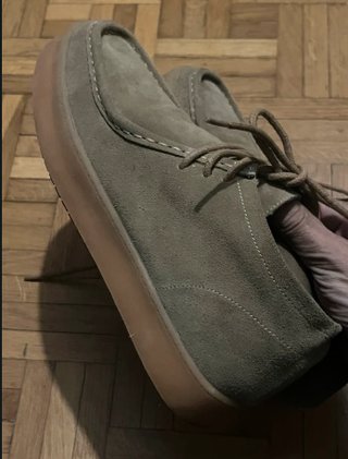 Botines ante mocasín t41 estilo Wallabee