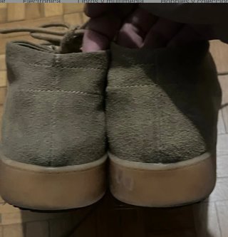 Botines ante mocasín t41 estilo Wallabee