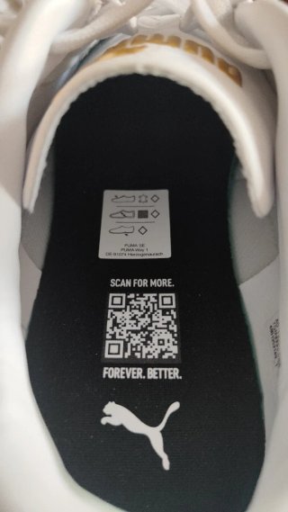 Zapatillas Puma Blancas y Marrones
