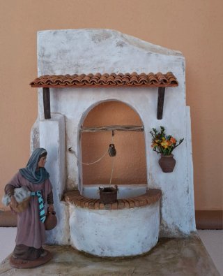 Pozzo artigianale per presepi