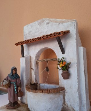 Pozzo artigianale per presepi