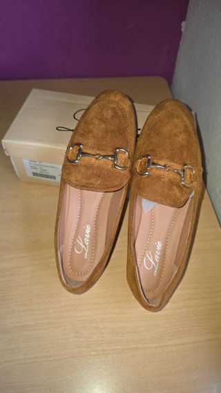 Mocasines Marrones Talla 38