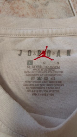 Maglietta Jordan 23 Bianca 12/13 anni