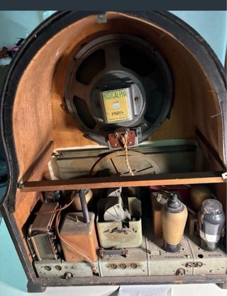 Radio antigua válvulas Siemens 46 WL