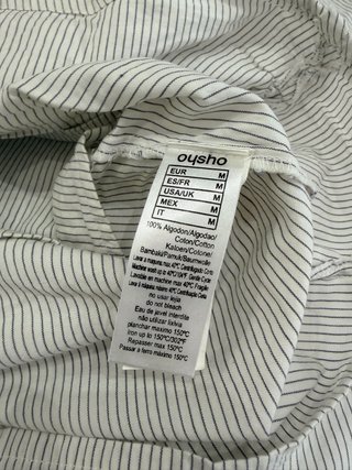 Pijama Verano Corto Oysho Talla M Rayas