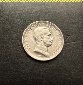 1 Lira 1917 Quadriga Briosa