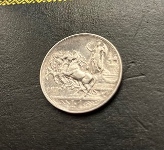 1 Lira 1917 Quadriga Briosa