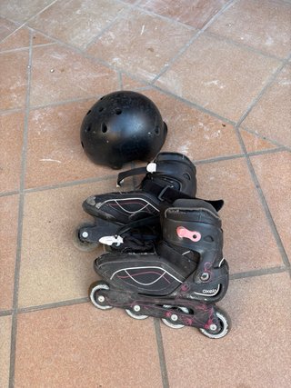 Patines talla 39,5 y casco