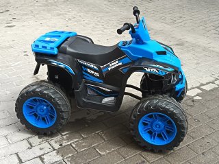 Quad eléctrico infantil azul poco uso