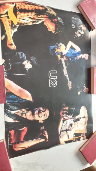 Póster U2 Original Años 80. Vintage 70x100 cm.