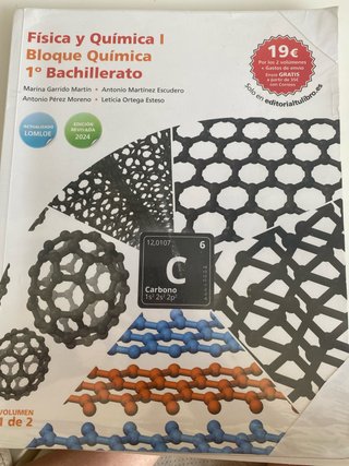 Física y Química I, 1o Bachillerato