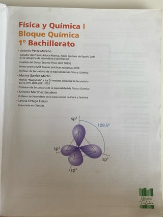 Física y Química I, 1o Bachillerato