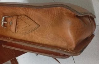 Maletín de cuero antiguo