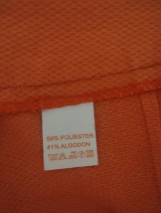 Pantalones naranjas Precchio Talla 46.