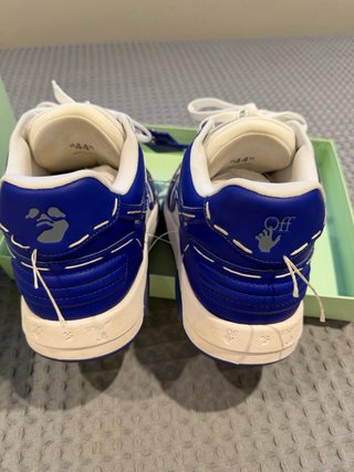 Zapatillas Off White Azul y Blanco