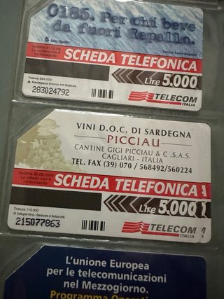 Lotto Carte Telefoniche Italiane 1997