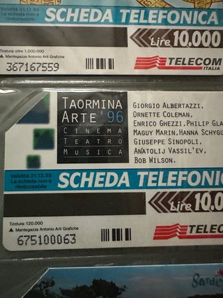 Lotto Carte Telefoniche Italiane 1997