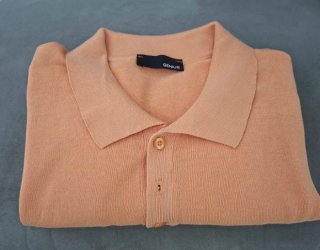 Polo da uomo Genius color pesca,come nuova.