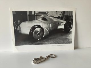 Llavero Coche Antiguo + Foto Audi