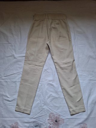 Pantalones Mango Talla 34 Beige