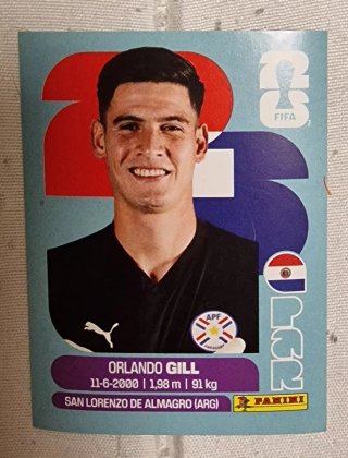 Cromo Orlando Gill San Lorenzo Panini
