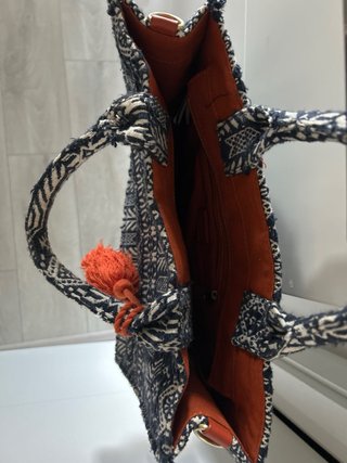 Bolso Parfois azul y naranja