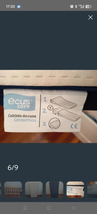Cama Montessori + Colchón Cuna 120x60
