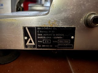 Cortadora de fiambre profesional