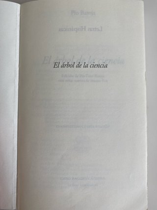 El árbol de la ciencia (Spanish Edition)