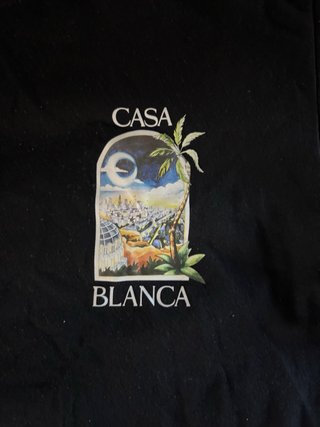 Camiseta Casa Blanca Negra