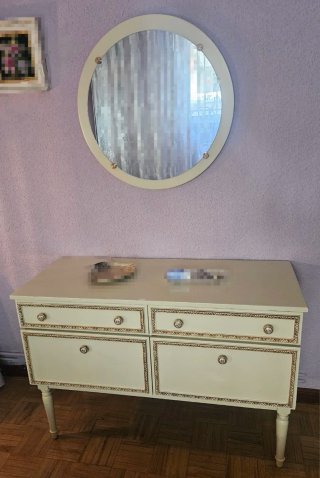Dormitorio completo Vintage Años 70 - Lacado