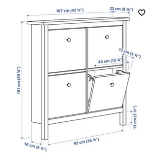 Zapatero IKEA Hemnes Blanco