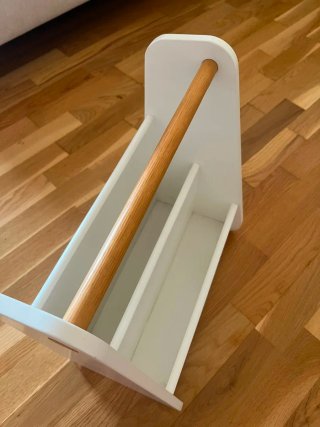 Revistero madera Umbra blanco