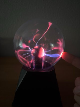 Lámpara de plasma decorativa