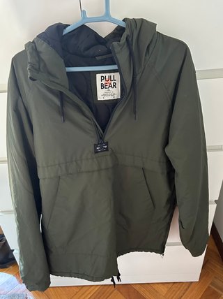 Parka Pull&Bear Verde Talla M