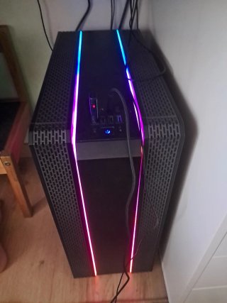 PC Gaming Fisso Nero con Luci RGB