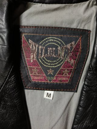 Chaleco de Piel Negro Talla M