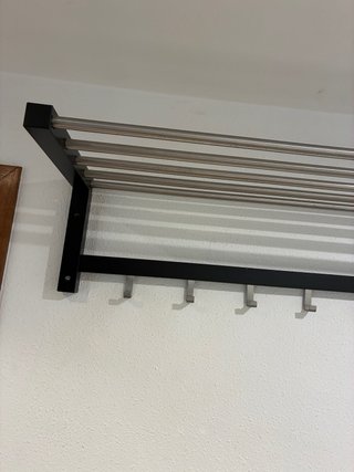 Perchero TJUSIG IKEA Negro