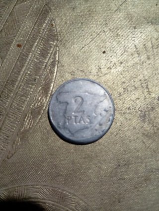 Monedas antiguas franco y otros países